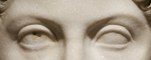 didoofcarthage:Details from portrait head of Julia Titi Roman, c. 90 A.D.marble with polychromy Gett