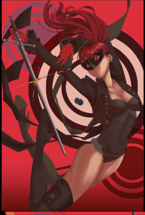 Wanted to show my process for this one since P5R just got released in the west HQAS.redbubble.comtwi