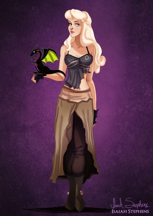 angua:  Disney Princesses Re-Imagined As Pop Culture Heroines 