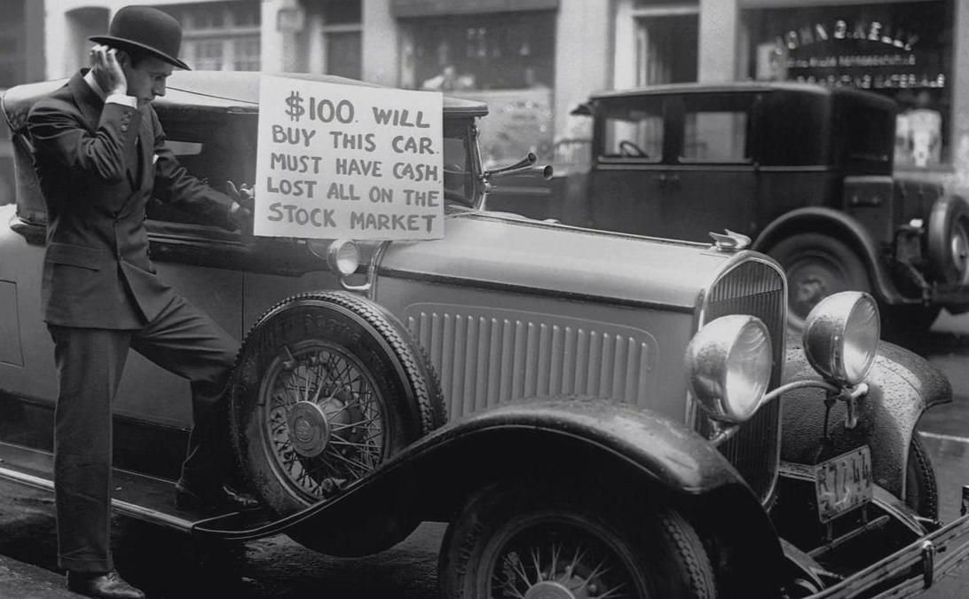 Oh, for a time machine &hellip; (photo from 1929 following The Great Crash of