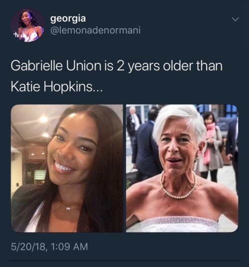 weavemama:moral of the story is…..being racist and bitter makes you age like milk