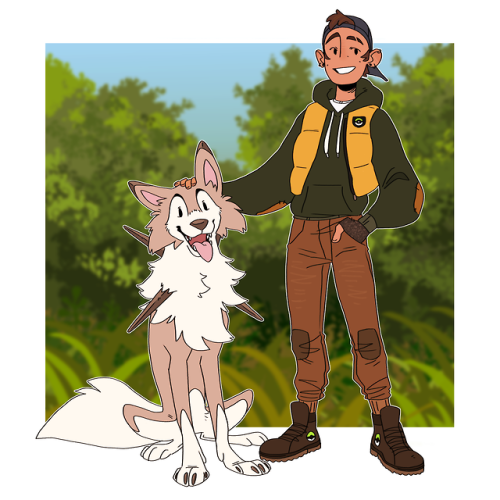 buyakasha:my rymesona! thanks @kianamaiart for the inspo <3 i’d work as an outdoor educator/ecolo