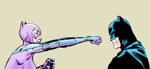 selinrkyle: gotham 3x13 vs catwoman v2 #94 Fight me! No. You’re not trying. Is this what you r