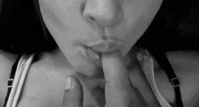 my-sexy-mind:If your finger gets near to my mouth, this is what may happen.You’ve been warned!