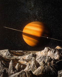 moonzerotwo:  Saturn - Bob Eggleton