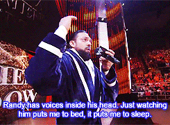 ehysexyman:  explicitpaigeviolence:  One of the best Sandow moments.  I disagree