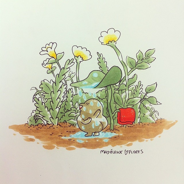 madeleineishere:  Lil shower 
