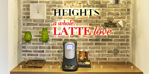 We’ve got a lot of love at ‪Alta Heights Apartments.  For our residents AND for a good cup o&r