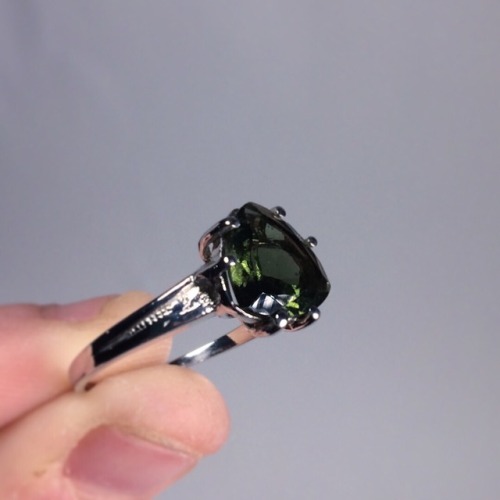 Moldavite and Sterling Silver Rings for InnerVision CrystalsClick Here to See More CrystalsClick Her