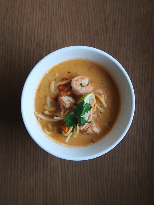 king prawn curry laksa