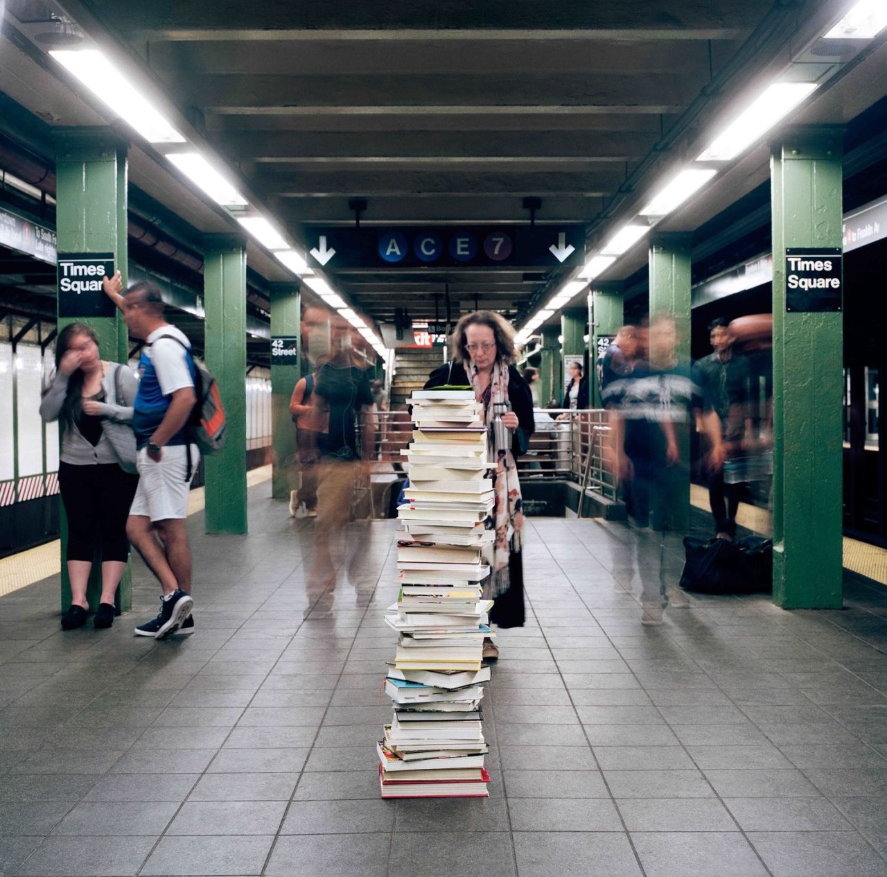 wnq-writers:  Abandoned Towers of Books Appear in New York City Caught up in a strange