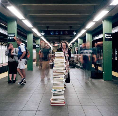 idionkisson:wnq-writers:Abandoned Towers of Books Appear in New York CityCaught up in a strange whim