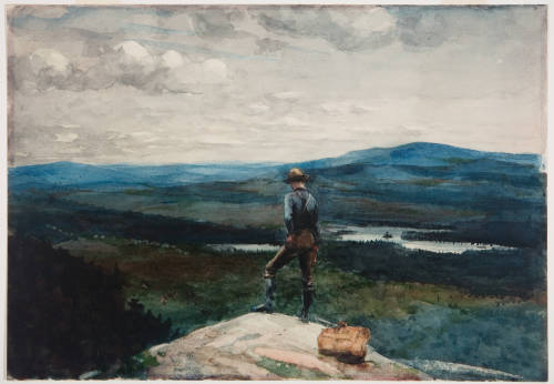 herzogtum-sachsen-weissenfels:  Winslow Homer (American, 1836-1910), The Ranger, Adirondacks, c. 188