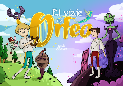 El viaje de Orfeo.Estas son algunas de las imágenes que he creado para la publi de mi libro en redes