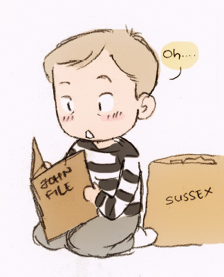 darlingbenny:john found sherlock’s ‘john file’ when they were packing for sussex /