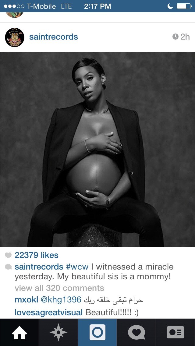 Ahhh Kelly had her baby!!!!!
