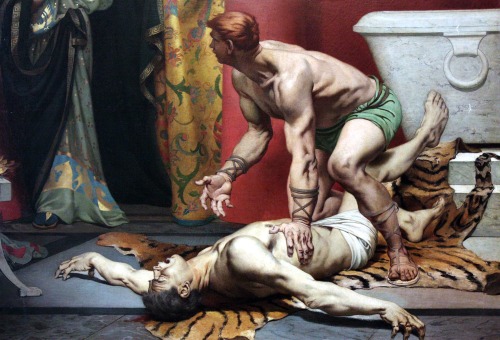   Detail : The Death of Commodus. 1879. Fernand