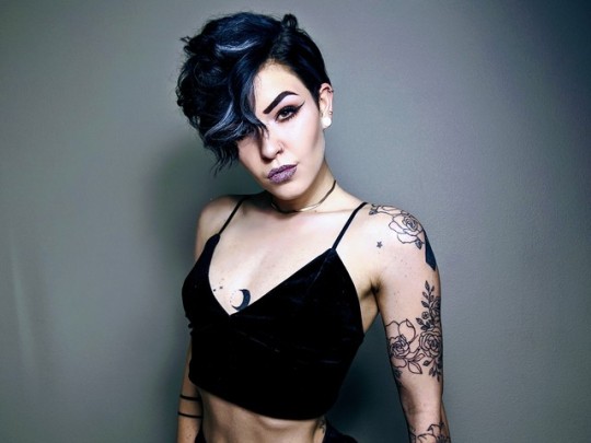 bencatzenkur: floral-queer:     I look like the damn devil    I mean I know Satan is supposed to be the vision of beauty and all, but damn I’ll need some shades- and is it getting hot in here? 💦  