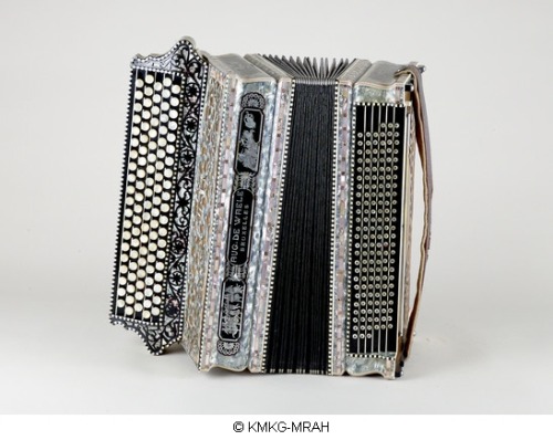 Enrico Sabatini, chromatic accordion, 1930. Belgium. 2 | Scandalli, 1930. Italy. 3 | Camille Parys, 