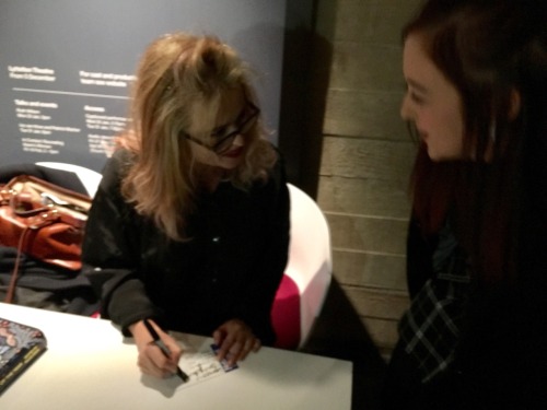 johnnybonhamburton:Well this happened on Friday! Met my all time role model and idol Helena Bonham C