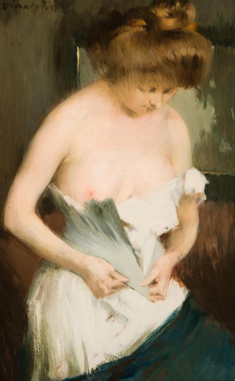 János Vaszary - Toilette - 1902