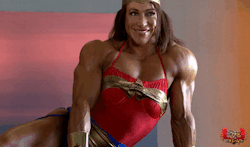 bigmusclegirls:  Sarah Hayes Wonder Woman