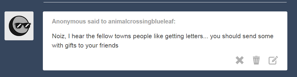 animalcrossingblueleaf:Weirdly enough, I never get any back.