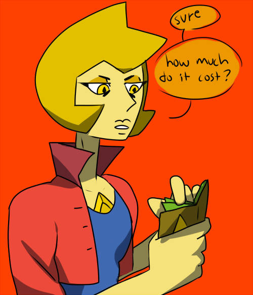 amberfigueroa:  bonus:  yellow diamond didn’t have no choice but to buy it. 