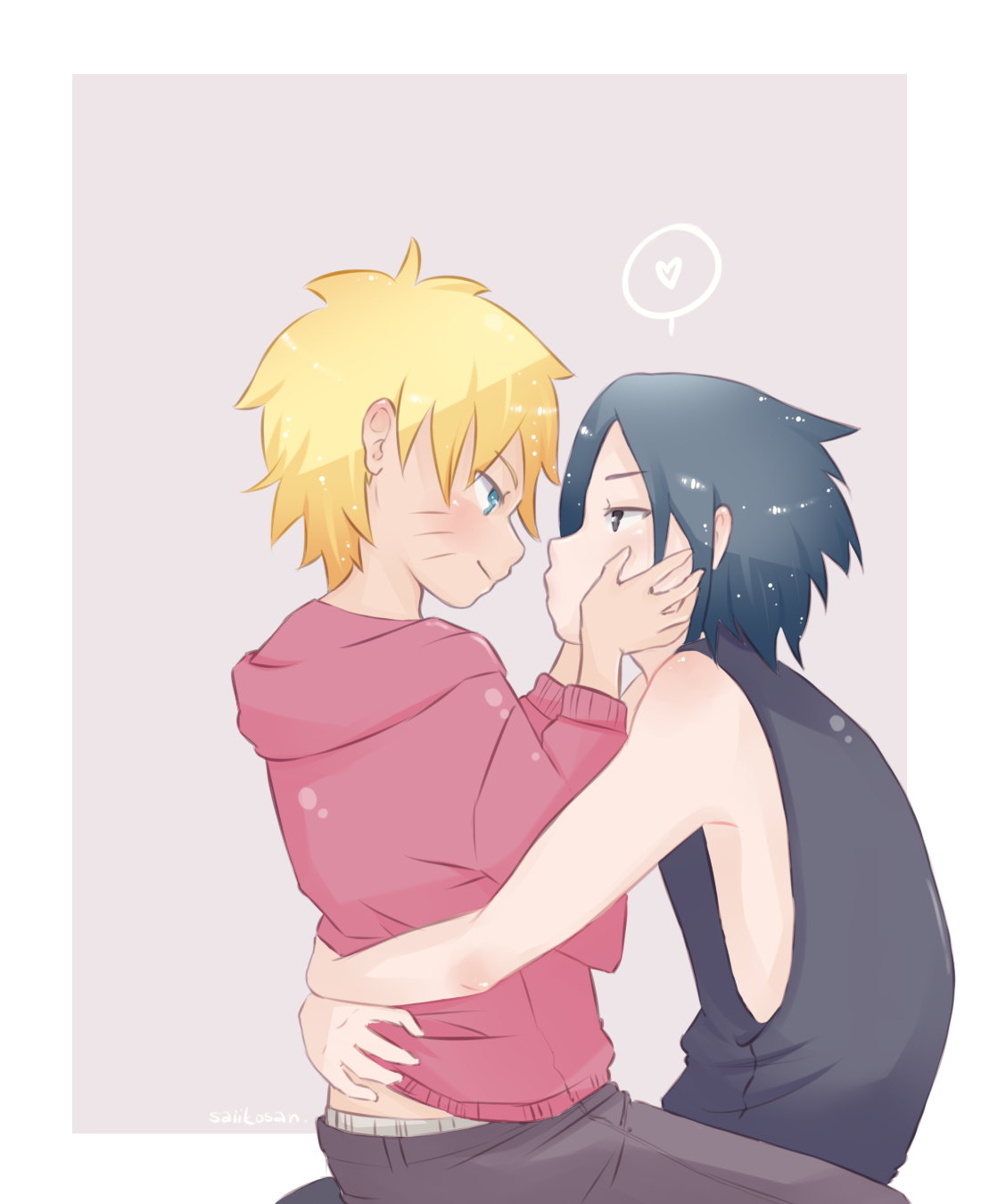 saiikosan:  Gimme a kiss, dobe.