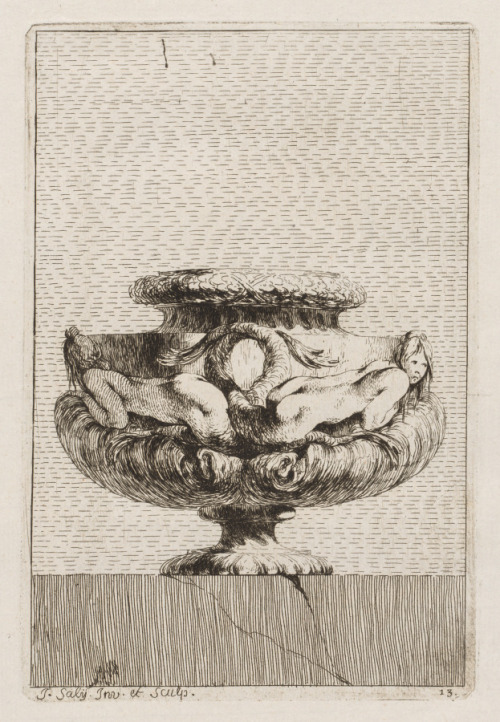 Suite of Vases: Plate 13, Jacques François Saly, 1746, Cleveland Museum of Art: PrintsDesigning orna