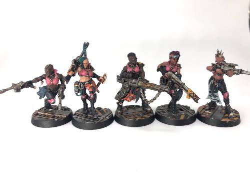 My first 5 Eschers for my new gang, The Sisters of Mercy.