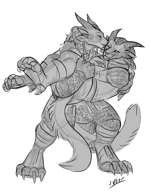 Style 1 commission for wolffyluna GW2 Charr smooches :D Commission waitlist is OPEN commis