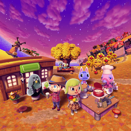 places-in-games: Animal Crossing: New Leaf - Town (All Seasons)