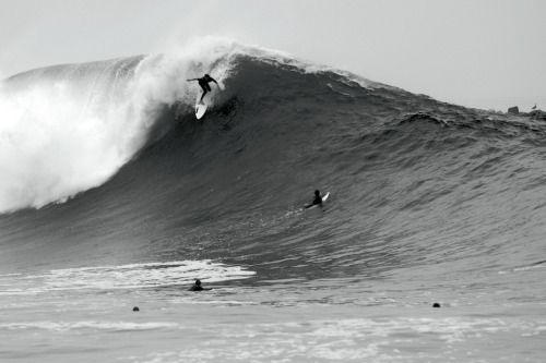 surphile:  Bobby Okvist; staring down the face. photog ginsberg via surfer