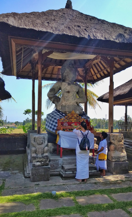 Bhairava shrine at Pura Kebo Edan, Pejeng, Bali