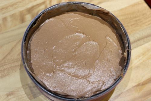 the-fairy-cream: Nutella cheesecake with strawberries work in progress