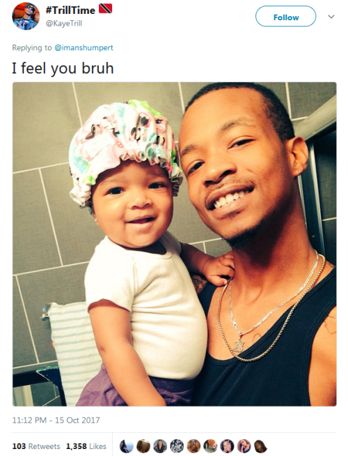 nxio: alwaysbewoke:   hycpain:   nevaehtyler: Black fatherhood is beautiful  😍😍😍😍😍😍   always reblog    The last one!!! 😩 