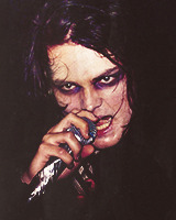 tonightwillitevercome:           Gerard + purple makeup           