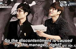 minseoked-blog:  xiumin and his rommate. ᶜʳ. 