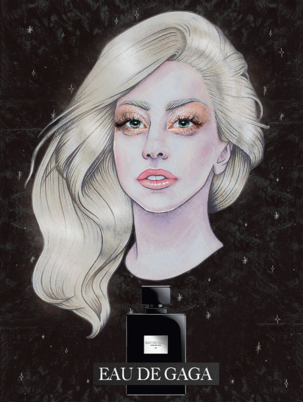 fransification:  &lsquo;Eau De Gaga&rsquo; The New Fragance by Lady Gaga