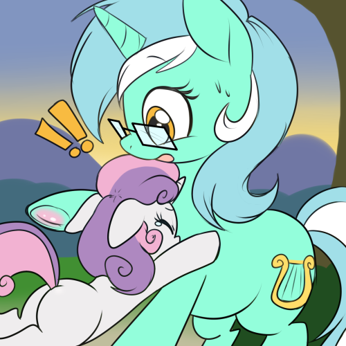 professorlyra:  Lyra: “What.” Professor Lyra #13 Illustrated by InkieHeart  Aww <3 …the bottoms of hoofs in this style keep throwing me off, though o_O *shivers*