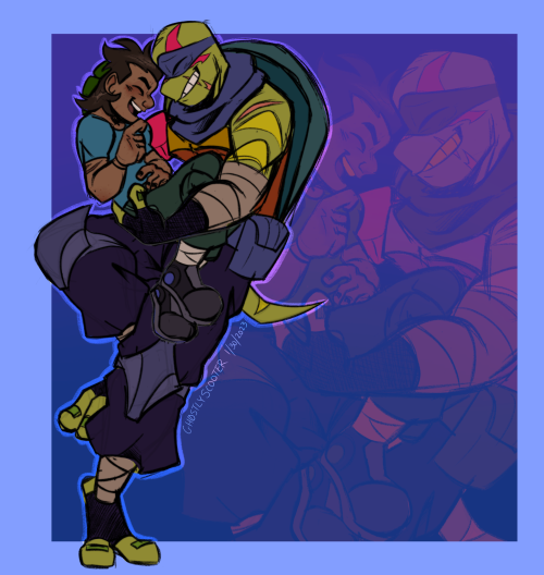Casey Jr And His Turtle Dad