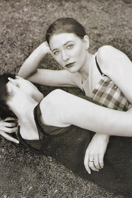 Cate Blanchett and her sister Genevieve photographed by Derek Henderson