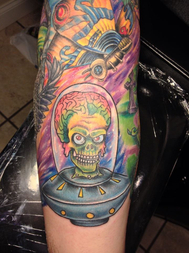 Mars Attack tattoo by Victor Zetall  Post 29327