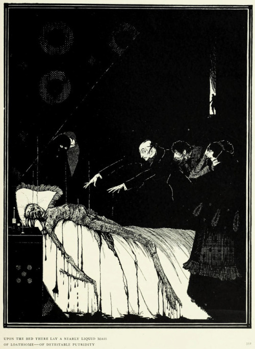 Harry Clarke (1889-1931), ‘Facts in the Case of M. Valdemar’, “Tales of Mystery an