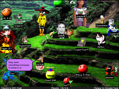 clubdevo:the palace chat program (est 1995)