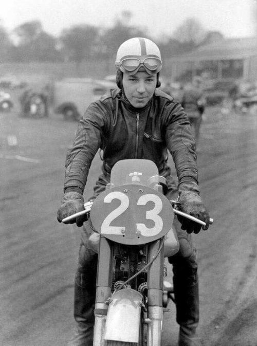 John Surtees (1934 - 2017).Surtees was the son of a south-London motorcycle dealer. His father Jack 