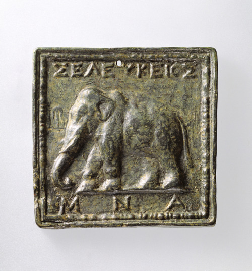 theancientwayoflife:~ Weight with Elephant. Culture: Greek (Seleucid) Place of origin: Asia Minor Da