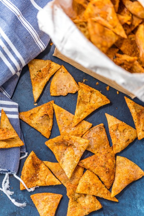 Homemade Cool Ranch Doritos via The Cookie Rookie