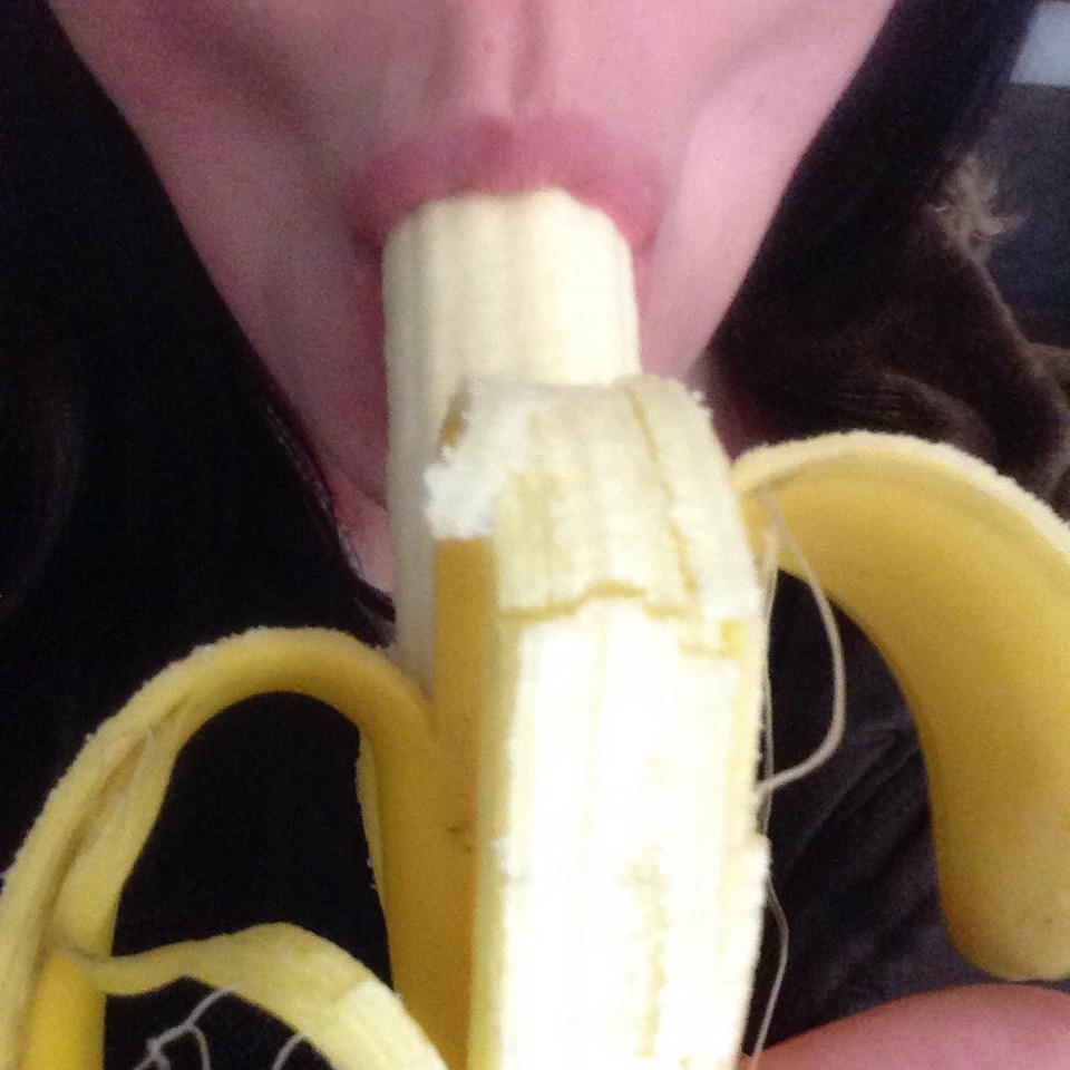 myforwardfuture:  I love a good banana. ðŸŒ 